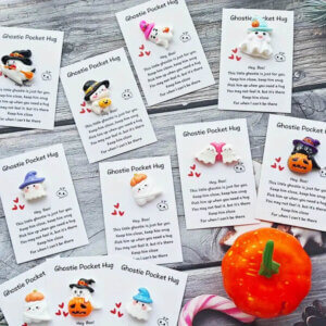 Ghostie Pocket Hug Assorted 2x3in card