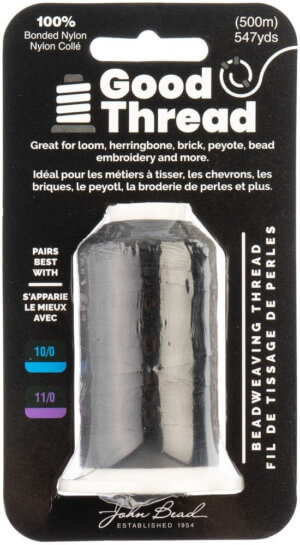 John Bead Good Thread 500m Spool-Black