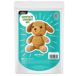 Bucilla Amigurumi Kit-5" -  T-Shirt Yarn Dog