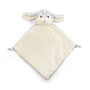 Grey Bunny Blankie Cubbies Lovey Blanket Embroidery Blank