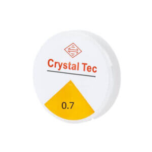 0.7mm/0.026in 36ft Beading Elastic Thread Crystal Tec