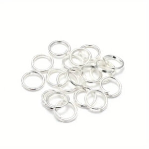 7mm 200pc Silver Jump Rings 7mm 200pc Silver Jump Rings