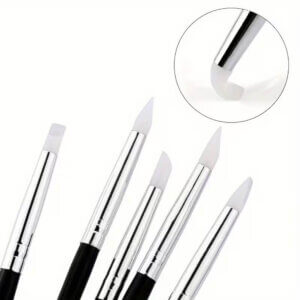 5pc 3mm Silicone Tipped Brushes