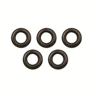 25pc 10mm Gun Metal Grommets
