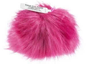 Pepperell Braiding Faux Fur Pom With Loop-Azalea