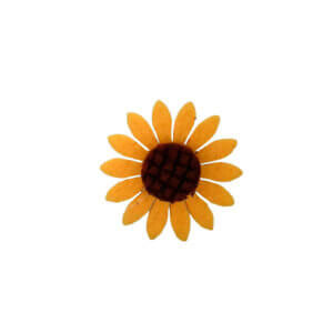 Felt Sunflower 6cm 3 pack