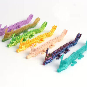 3D Printed Dragon 13cm/6in Assorted 1pc