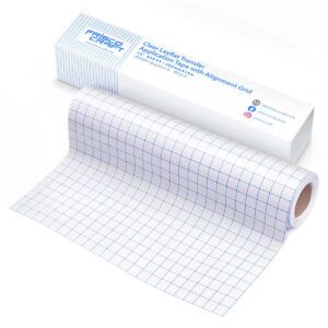 12 x 50 FT Med Tack Clear Vinyl Transfer Tape w/Alignment Grid - Frisco Craft