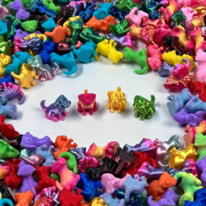 20pc Mini Puppies 3D Printed 2cm Assorted