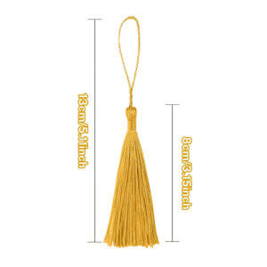 20pc Gold Tassels 5.1in