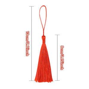 20pc Red Tassels 5.1in