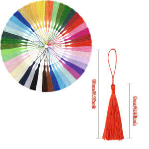 20pc Mixed Colors Tassels 5.1in