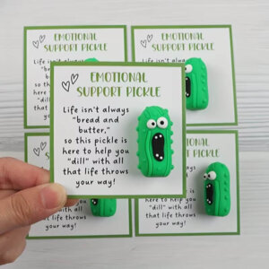 Emotional Support Pickle Hug Card