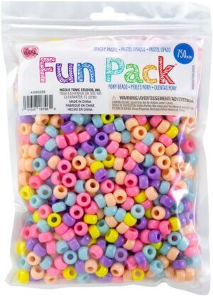 Pastel - CousinDIY Pony Beads 6mm x 9mm 750/Pkg