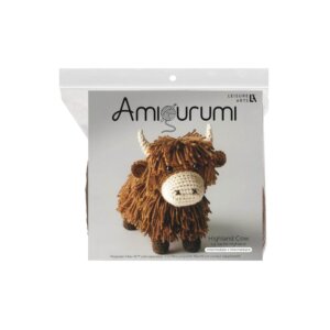 Leisure Arts Crochet Kit Amigurumi Highland Cow Brown