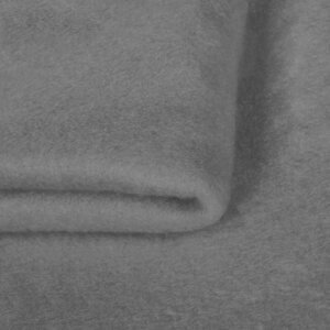 Yukon Fleece Medium Grey Fabric