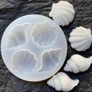 2.75" Mixed Shells Silicone mold