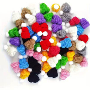 10pc Mini Knitted hats 3.5cm