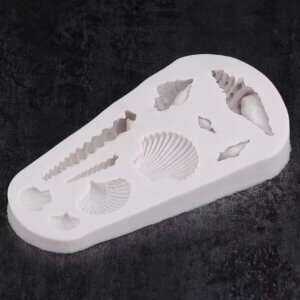 5 inch 10 type seashells Silicone Mold