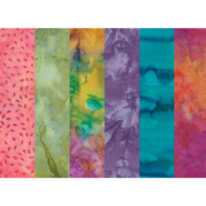 Benartex Cotton Bali Print Assorted Pattern Fabric