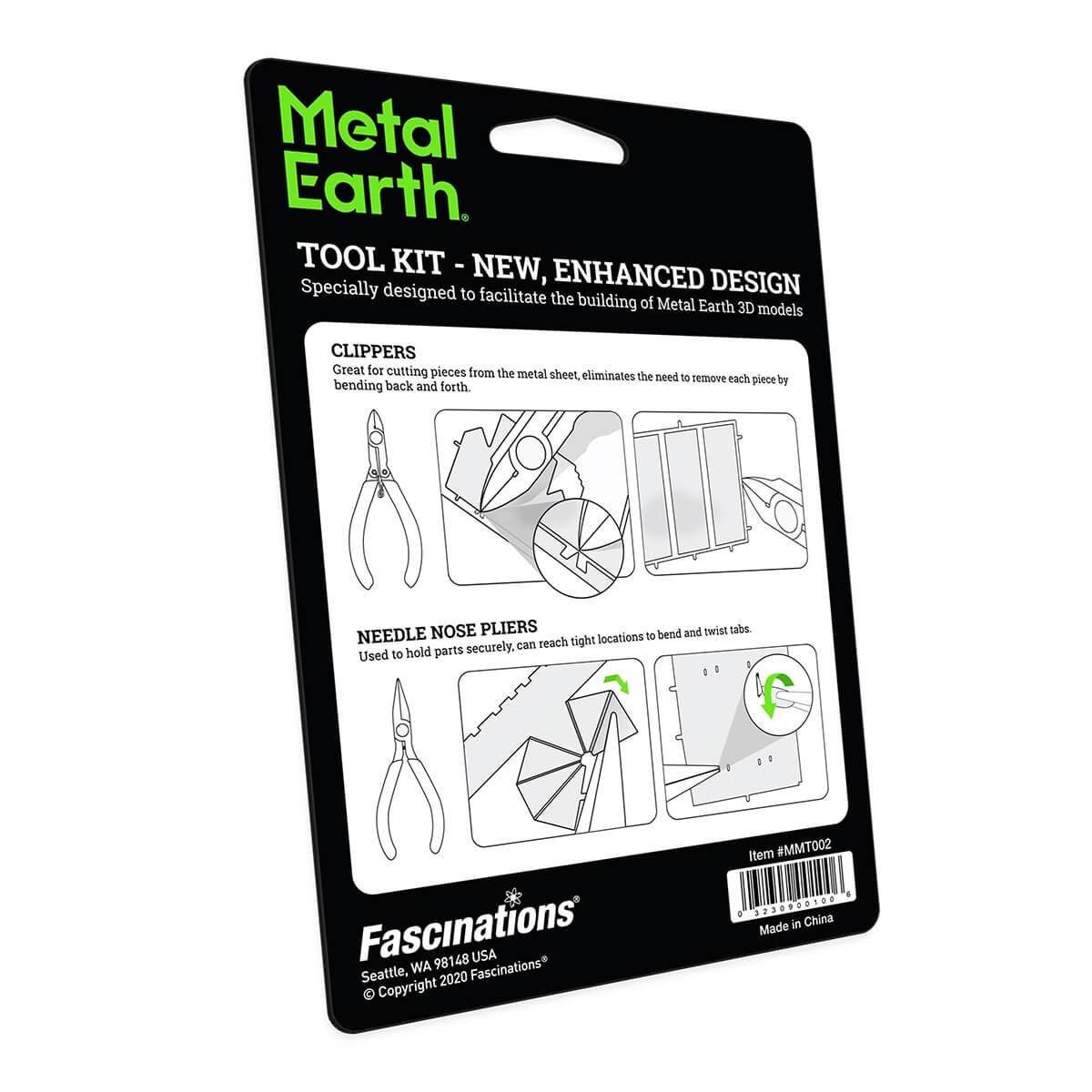 Tool Kit Enhanced Design (Includes Clippers and Needle Nose Pliers) – Metal Earth