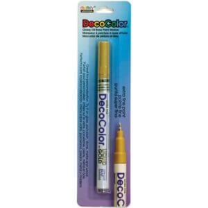 Liquid Gold - MARVY Uchida DecoColor Extra Fine Metallic Opaque Paint Marker