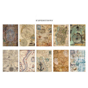10 Sheet 8.2 x 5.8 Nautical Paper Set