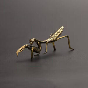 1pc 70mm Brass Praying Mantis