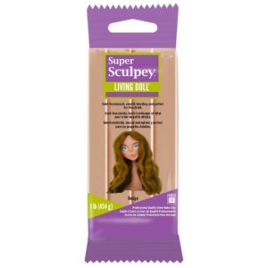 Beige - Super Sculpey Living Doll Clay 1lb