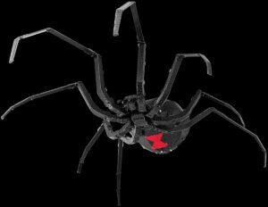 Black Widow Spider - Metal Earth Model