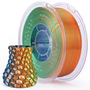 SILK Blue/Green/Orange PLA ELEGOO Filament 1.75mm 1KG