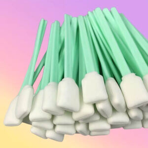15pc Flat Head Precision Cleaning Swabs 4.8in