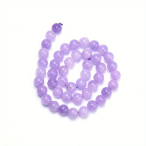 45pc 8mm Lavender Stone Beads