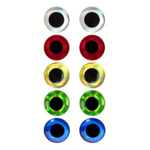 125pc 6mm 3D Epoxy Eye Stickers 5 Colors 125pc 6mm 3D Epoxy Eye Stickers 5 Colors