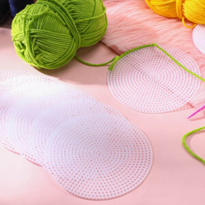 10pc 7 Count 3″ Plastic Canvas Circle 10pc 7 Count 3" Plastic Canvas Circle