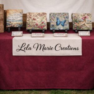 Craft Fair Custom Table throw