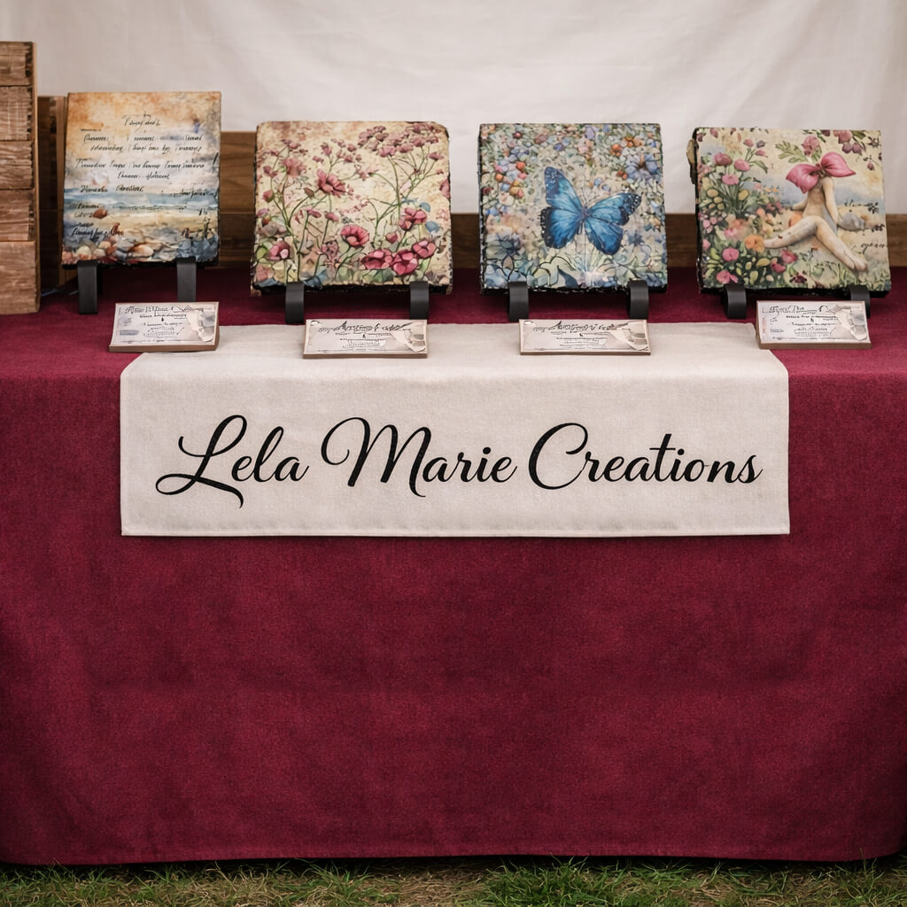 Craft Fair Custom Table throw Craft Fair Custom Table throw