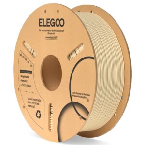 Beige PLA ELEGOO Filament 1.75mm 1KG