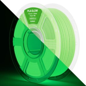 Glow Green PLA ELEGOO Filament 1.75mm 1KG