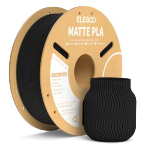 Matte Black PLA ELEGOO Filament 1.75mm 1KG