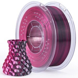 SILK Black/Red PLA ELEGOO Filament 1.75mm 1KG