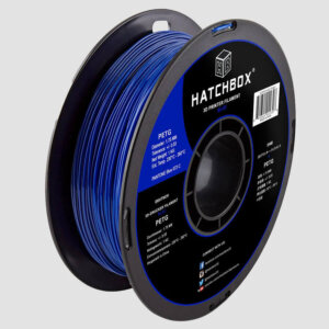PETG Blue 1.75mm 3D Printer Filament, 1 KG Spool HATCHBOX Filament