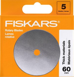 Fiskars Rotary Cutter Blade Refill 60mm 5/Pkg-