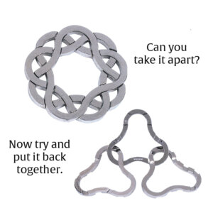 BePuzzled Hanayama Cast Puzzle-Level 4 Coaster BePuzzled Hanayama Cast Puzzle-Level 4 Coaster