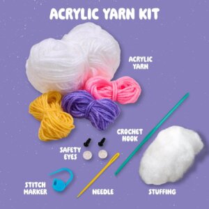 Bucilla Amigurumi Kit - Luna The Unicorn-3.75"X5"X3.5"