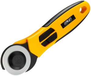 OLFA Quick-Change Rotary Cutter w/Dual Blade Guard 45mm-