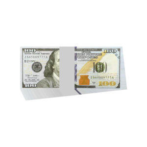 20pc 100 Dollar Bills Play Money 6x2.5inch Life Size