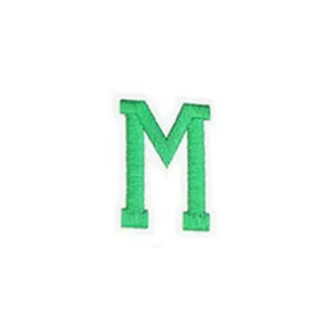 N Green Varsity Style 2in Embroidered Letter Patches Iron On