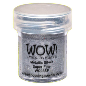 WOW! Embossing Powder Super Fine 15ml-Silver
