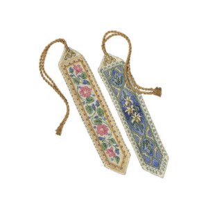 Dimensions Gold Collection Counted Cross Stitch Kit 9" 2/Pkg-Bookmarks (14 Count)